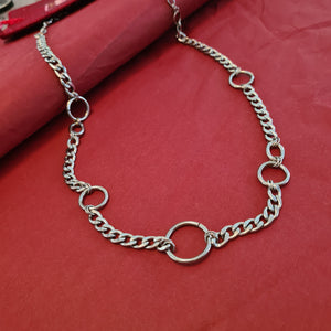 Steel Statement Necklace - (Product ref: N424)