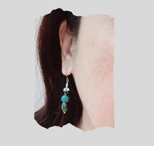 Load image into Gallery viewer, Asymmetrical Earrings - Gemstones (Product ref: E183)
