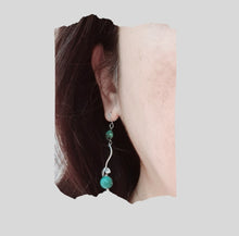 Load image into Gallery viewer, Asymmetrical Earrings - Gemstones (Product ref: E183)
