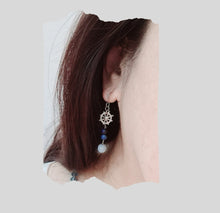 Load image into Gallery viewer, Asymmetrical Earrings - Gemstones (Product ref: E169)
