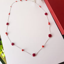 Load image into Gallery viewer, Contemporary Necklace - Gemstones linked ( Product ref: N157 )
